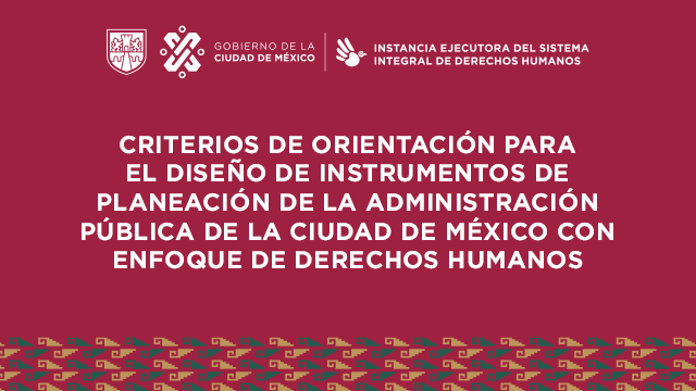 Criterios de Orientación para el diseño de Instrumentos de Planeación de la Administración Pública