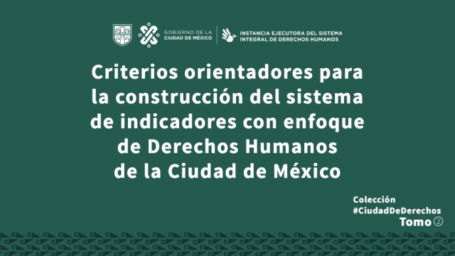 Criterios Orientadores para construir indicadores DDHH