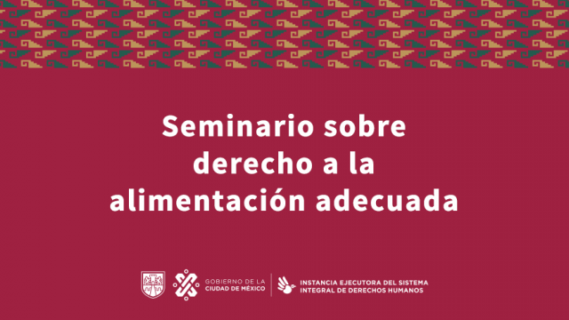 Seminario sobre el Derecho a la alimentación adecuada