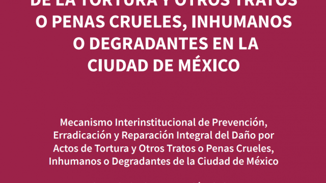 Diagnóstico sobre el Fenómeno de la Tortura en la CDMX - Agosto 2024